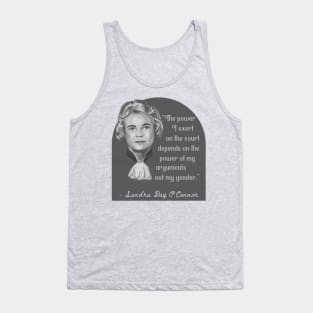 Sandra Day O'Connor Portrait and Quote Tank Top